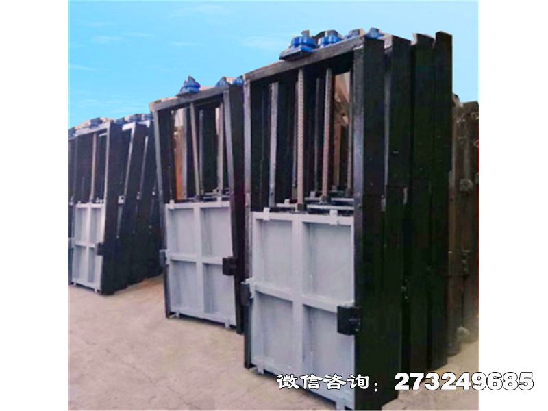 沅江山洪沟排洪口机闸一体门
