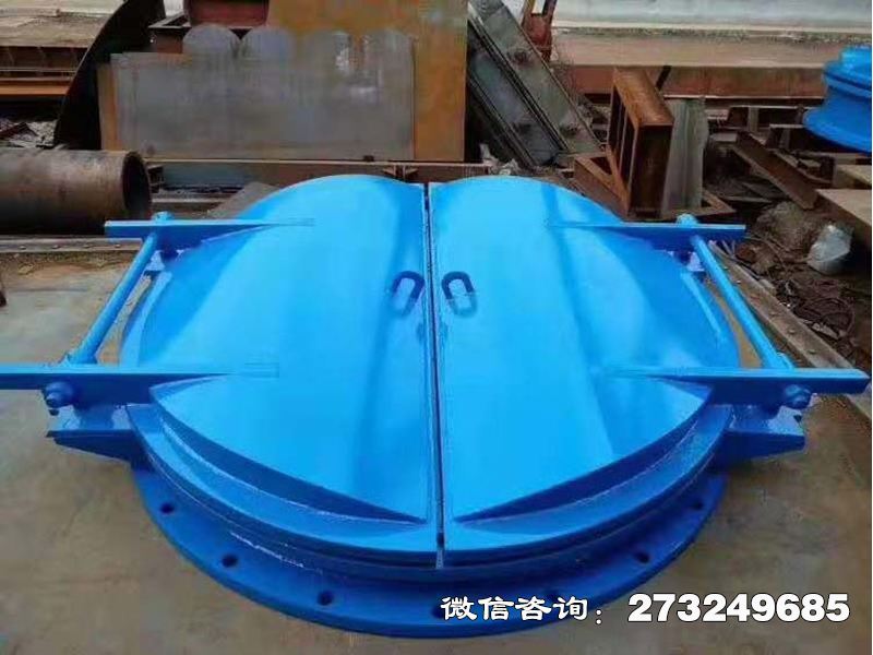 华宁县铸铁圆形渠道拍门
